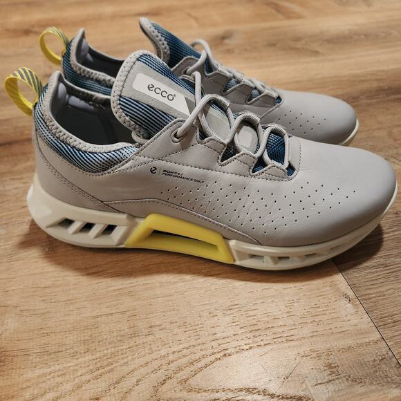 New Ecco Biom C4 Mens Golf Shoes 6-6.5, EU 39 Gray Ortholite Spikeless main image 10